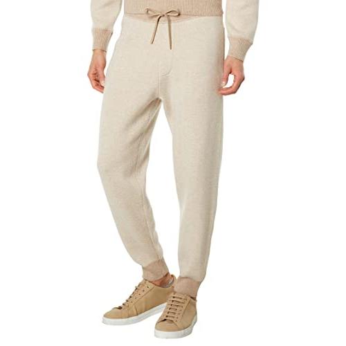 【並行輸入品】Theory Men's Alcos Herringbone Jogger, LT ELK Mel/Stone White, Mの画像