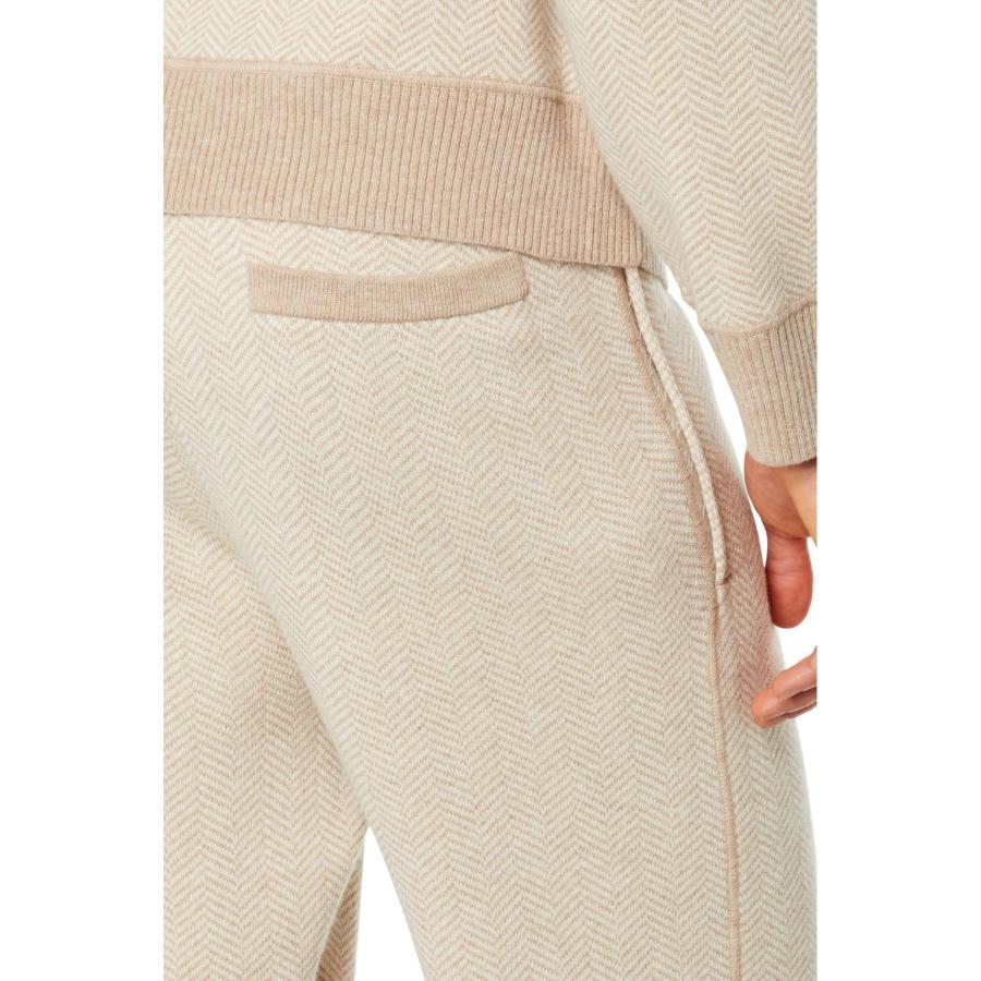 【並行輸入品】Theory Men's Alcos Herringbone Jogger, LT ELK Mel/Stone White, Mの画像