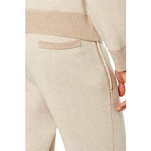 【並行輸入品】Theory Men's Alcos Herringbone Jogger, LT ELK Mel/Stone White, Mの画像