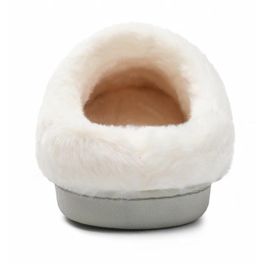 【並行輸入品】SincereWay Women's Fuzzy Slippers Coral Fleece Lined Knitted Pluの画像