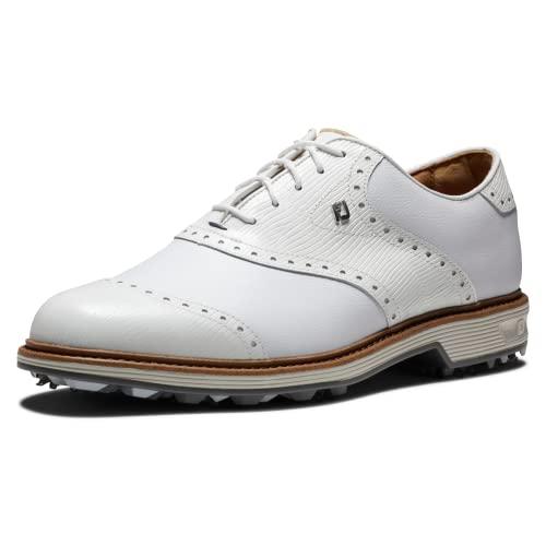 【並行輸入品】FootJoy Men's Premiere Series Wilcox Golf Shoe, White/White, 11.の画像