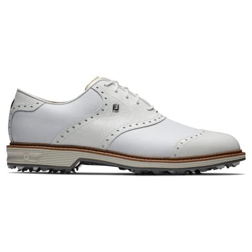【並行輸入品】FootJoy Men's Premiere Series Wilcox Golf Shoe, White/White, 11.の画像