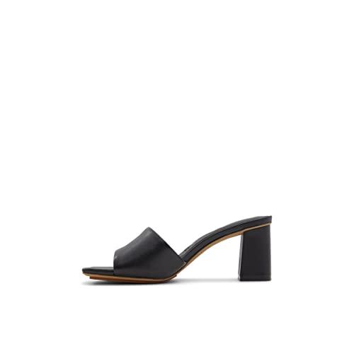 【並行輸入品】ALDO レディース Vidish ヒールサンダル, ブラック, 24.5 ALDO Women's Vidish Heeledの画像