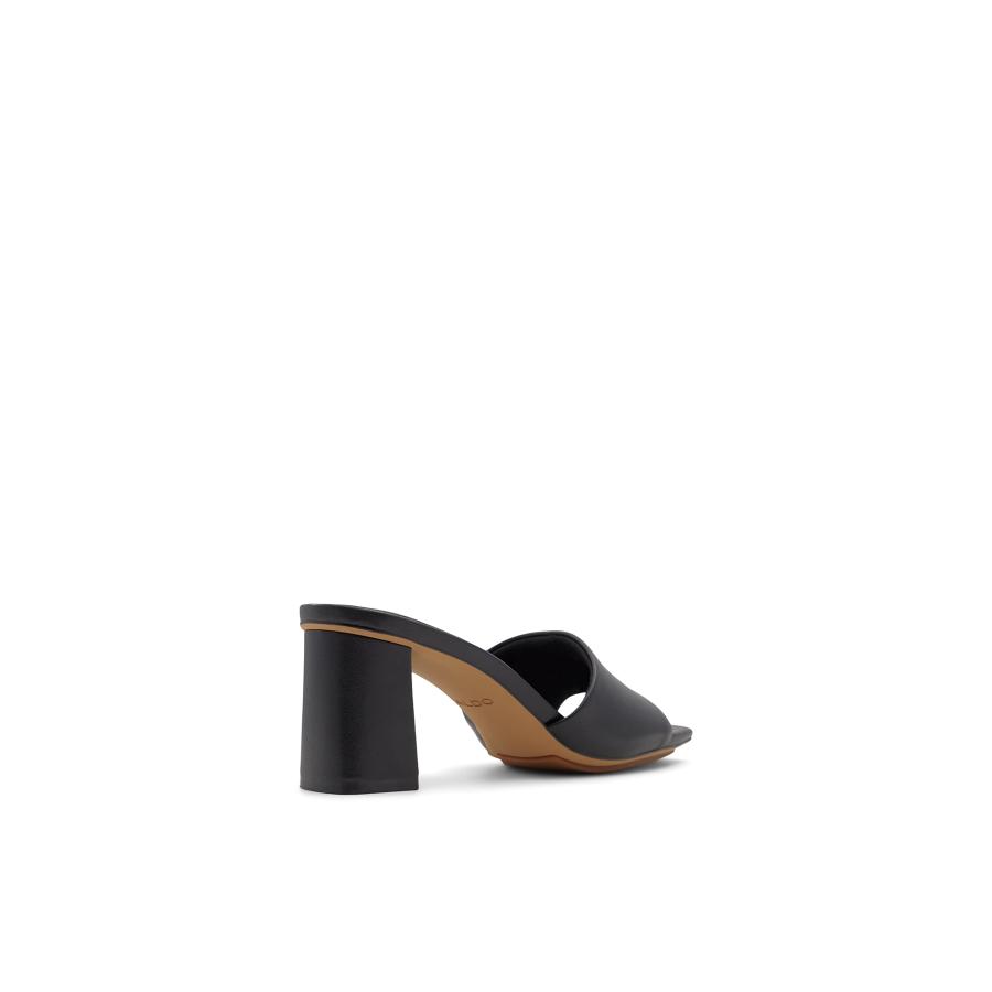 【並行輸入品】ALDO レディース Vidish ヒールサンダル, ブラック, 24.5 ALDO Women's Vidish Heeledの画像