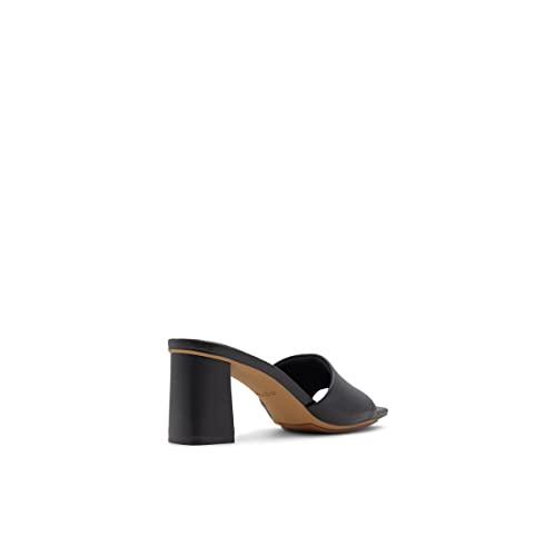 【並行輸入品】ALDO レディース Vidish ヒールサンダル, ブラック, 24.5 ALDO Women's Vidish Heeledの画像