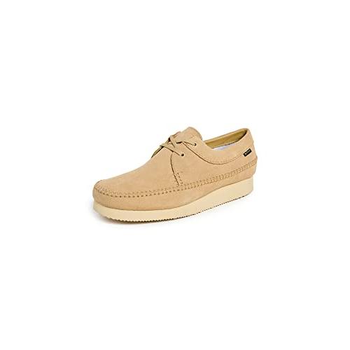 並行輸入品】Clarks Men's Weaver Gtx Loafers, Maple Suede, Tan, 11