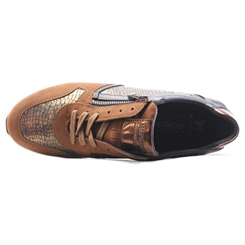 【並行輸入品】Mephisto Womens Kim Leather Hazelnut Trainers 8.5 USの画像