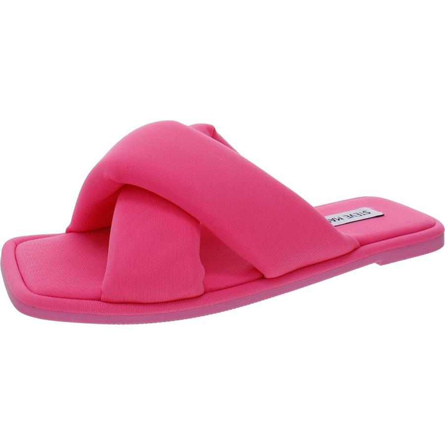【並行輸入品】Steve Madden Women's Dixie Flat Sandal， Pink， 7