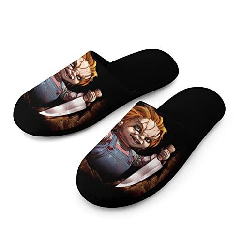 【並行輸入品】ZHANGXM Slippers for Mens And Womens Fashion Slippers Chucky Comの画像