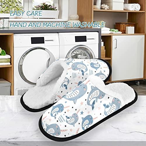 【並行輸入品】Boccsty Magic Narwhals Star Spa Slippers Whale Fish Animal Houseの画像