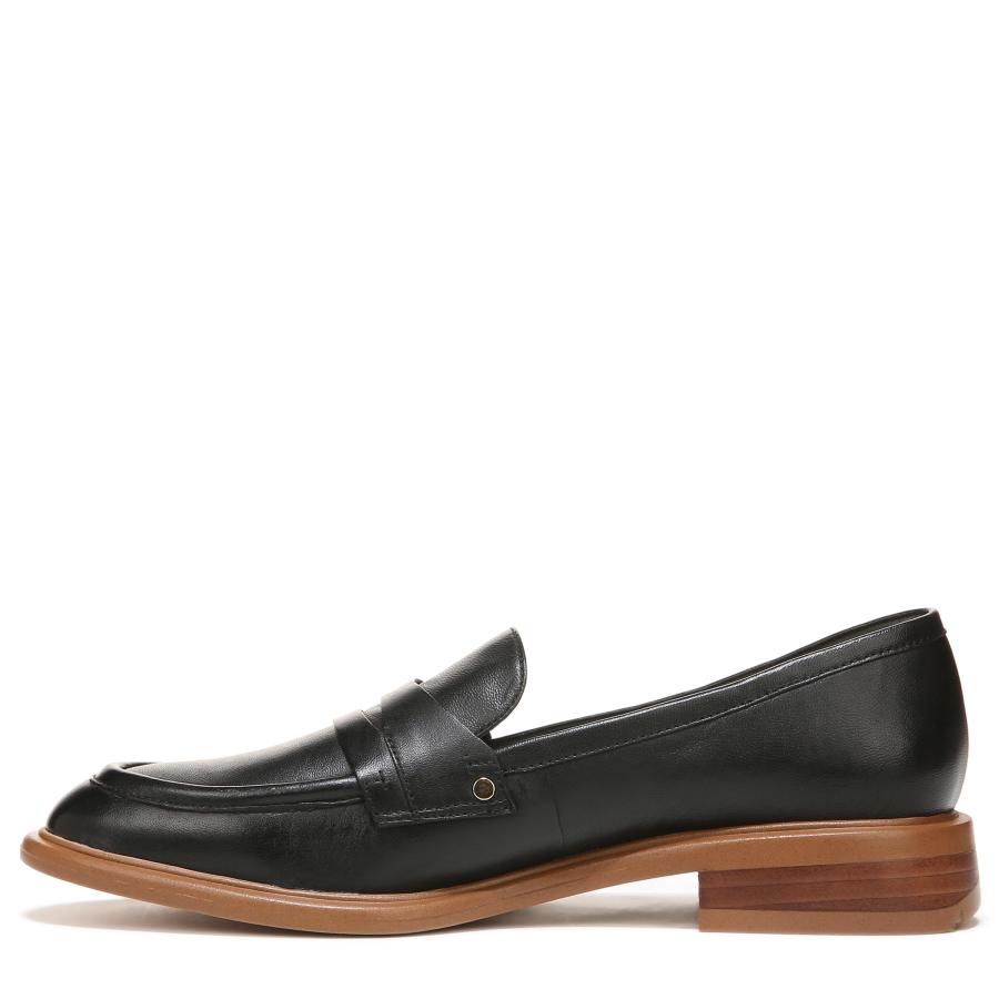 並行輸入品】Franco Sarto Womens Edith Loafer Black Leather 10 M