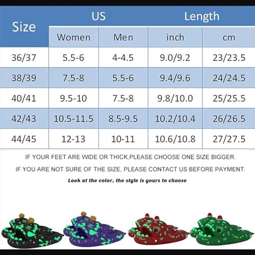 【並行輸入品】LELEBEAR Spooky Shark Slides Glow In The Dark For Men Women, Halの画像