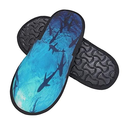 【並行輸入品】Warm Plush House Slippers Indoor Shoes Ocean Animal Shark Furryの画像
