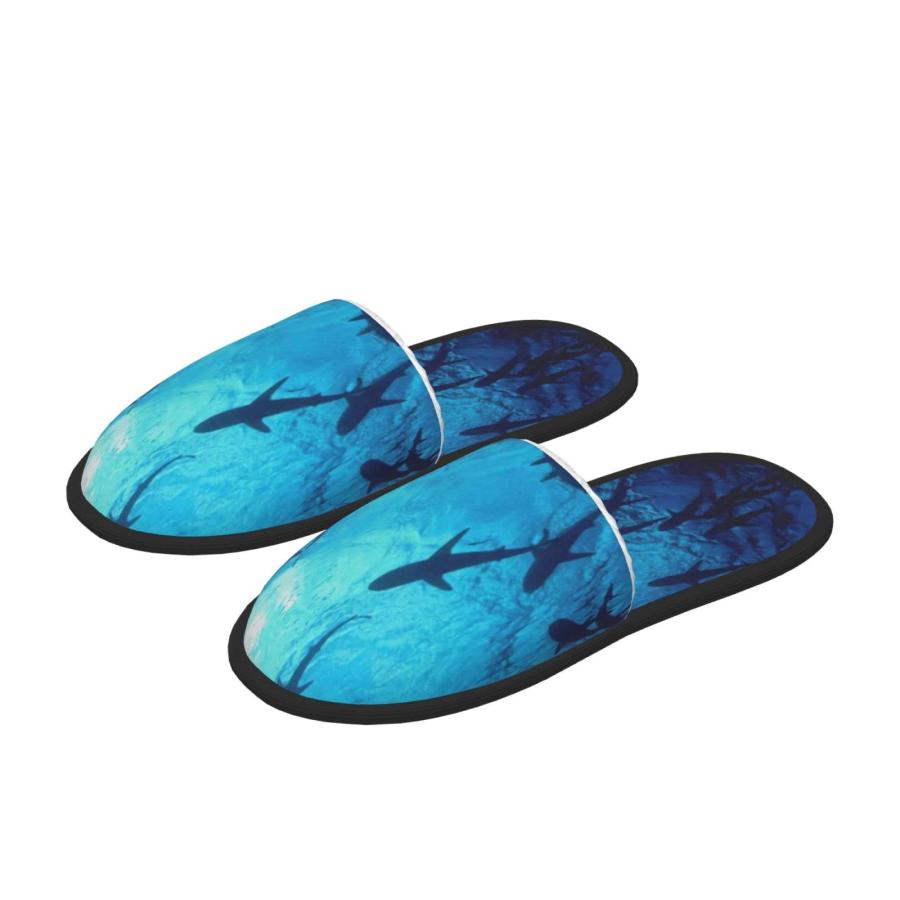 【並行輸入品】Warm Plush House Slippers Indoor Shoes Ocean Animal Shark Furryの画像
