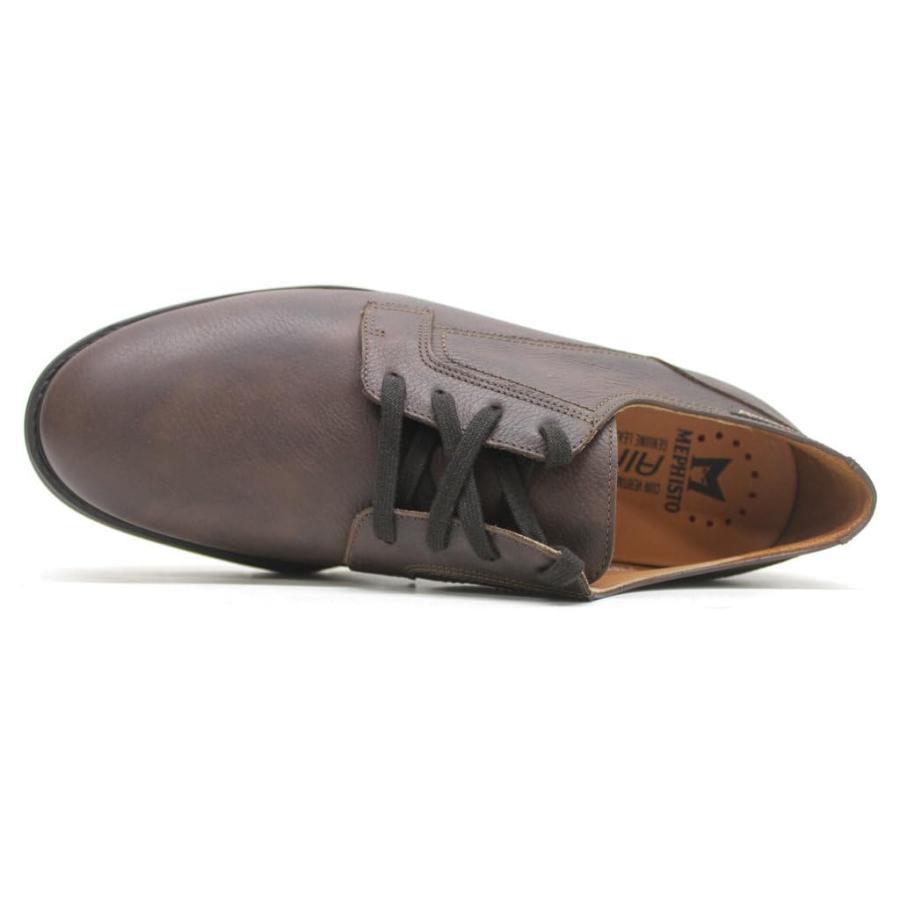 【並行輸入品】Mephisto Mens Cedrik Full Grain Leather Dark Brown Shoes 8.5 USの画像