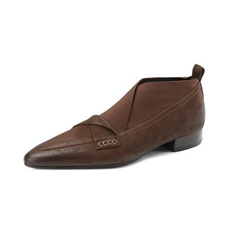 【並行輸入品】TinaCus Handmade Women's Genuine Leather Stretch Pointed Toe Pul_1
