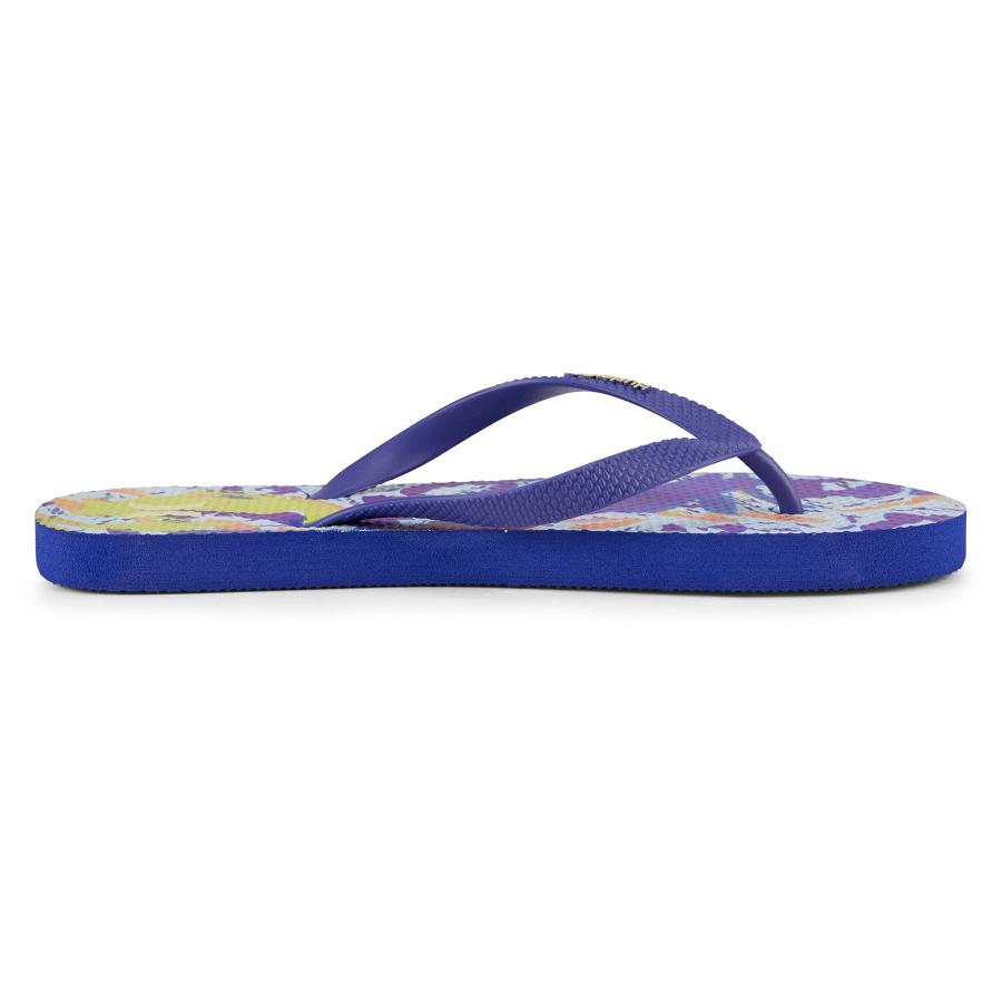 【並行輸入品】Hurley レディース プリント ビーチサンダル, ブルー抽象画, 10 Hurley WOMENS WATER COLOR F_9