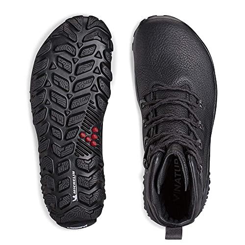 【並行輸入品】Vivobarefoot Womens Tracker Frst ESC Leather Black Trainers 5.5の画像
