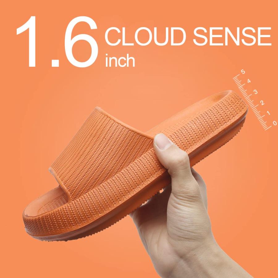 【並行輸入品】FLYKREARK Men And Women EVA Open Toe Soft Slippers Cloud Slipper_3