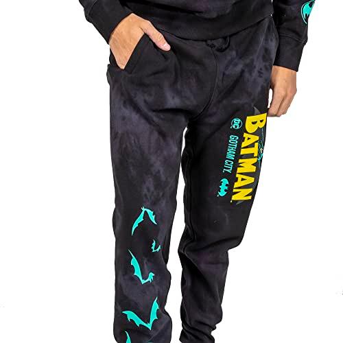 【並行輸入品】Bioworld Batman Gotham City Black Wash Men's Hoodie & Jogger Set_7