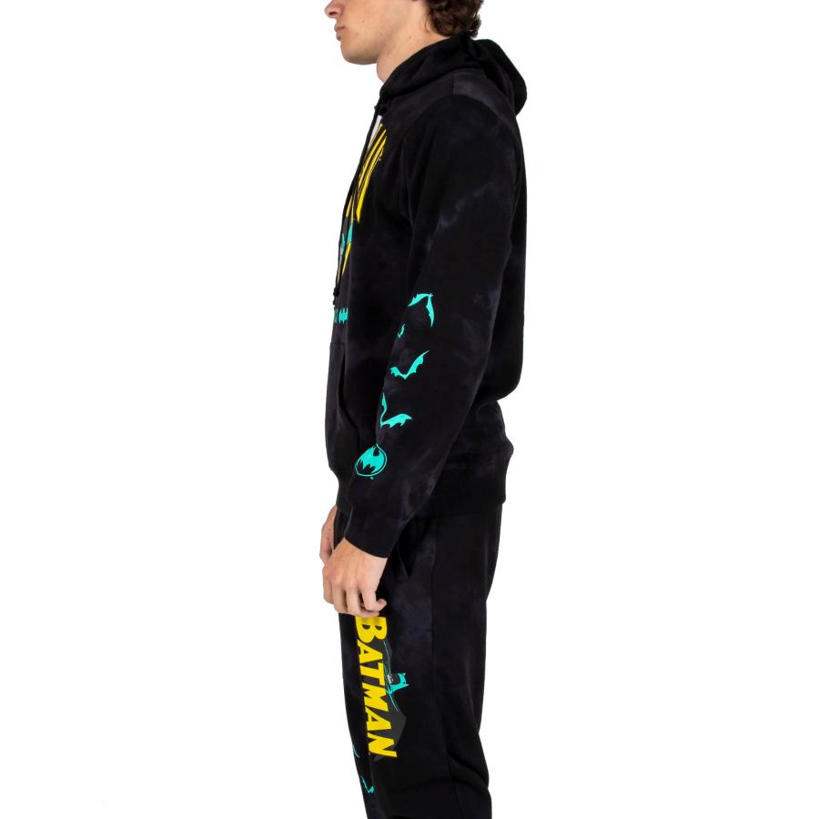 【並行輸入品】Bioworld Batman Gotham City Black Wash Men's Hoodie & Jogger Set_9
