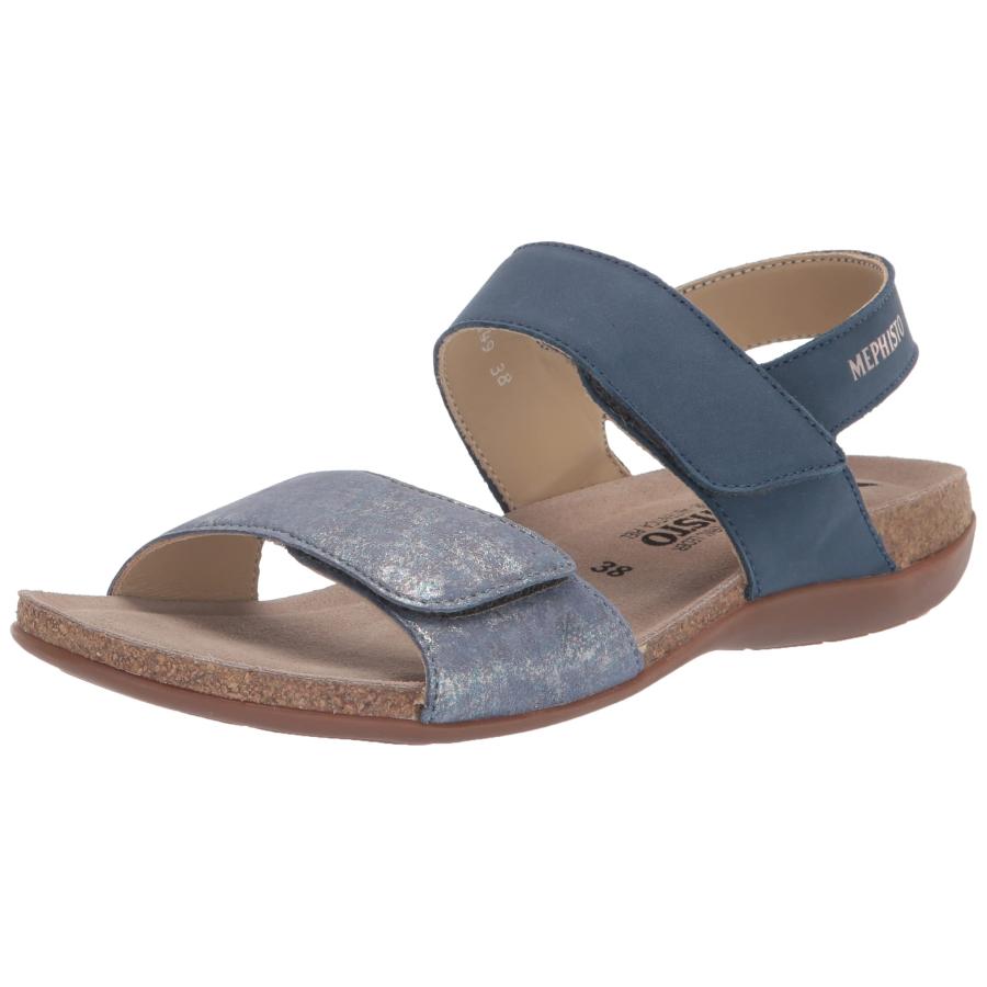 【並行輸入品】Mephisto レディース アガベサンダル, デニムコンボ ストラーダ, 10 Mephisto Women's Agave Sの画像