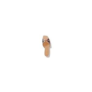 【並行輸入品】FOWT Women Open Square Toe Flat Sandals Chic Two Tone Crisscrossの画像