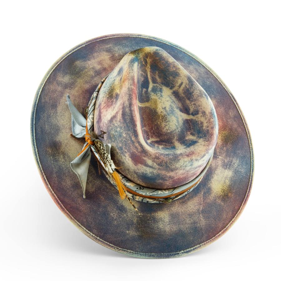 【並行輸入品】Vintage Wide Brim Straw Fedora Hat with Feathers for Men Women C_9