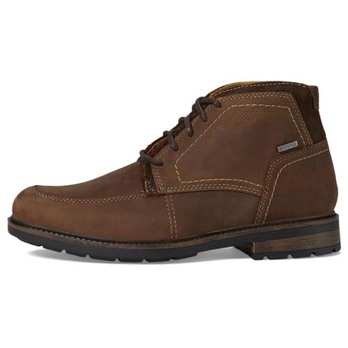 【並行輸入品】Clarks Men's Un Shire Hi Waterproof Oxford Boot， Dark Brown Leat_1