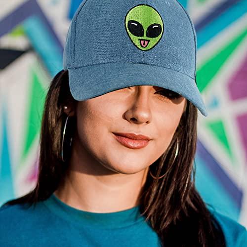 並行輸入品】Alien Trucker Hats Baseball Cap for Women Men Denim
