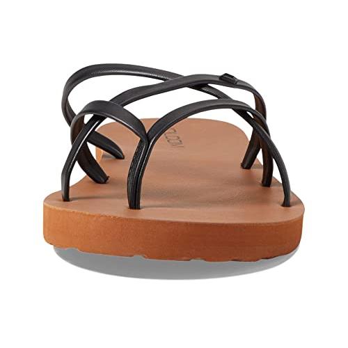 【並行輸入品】ボルコム ニュースクールII， ブラック， 10 Volcom Women's School Flip Flop Sandal，