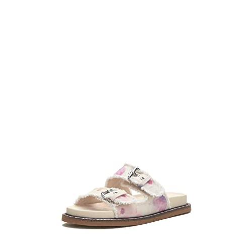 【並行輸入品】Lucky Brand レディース Alffie スライドサンダル フラット, マルチ, 24.5 Lucky Brand Womの画像