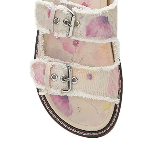 【並行輸入品】Lucky Brand レディース Alffie スライドサンダル フラット, マルチ, 24.5 Lucky Brand Womの画像