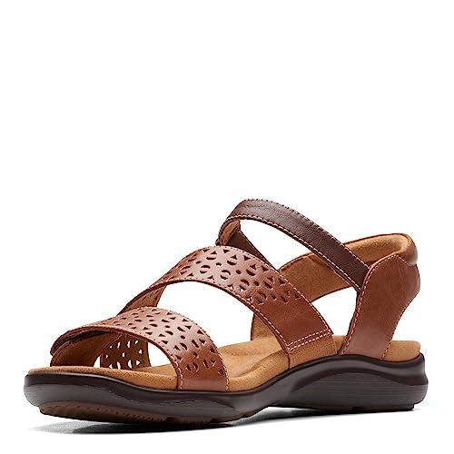 【並行輸入品】Clarks レディース レディース クラーク、キルティウェイサンダル, タンレザー, 6.5 Clarks Kitly Sandの画像