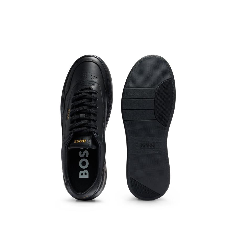 【並行輸入品】BOSS Baltimore mens Shoes, Black, 11の画像