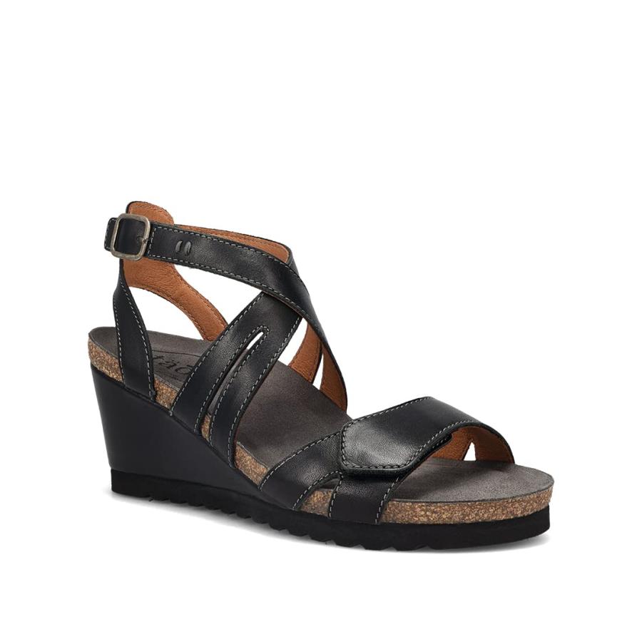 【並行輸入品】Taos レディース Xcellentサンダル, ブラック, 10 10.5 Taos Women's Xcellent Blacの画像