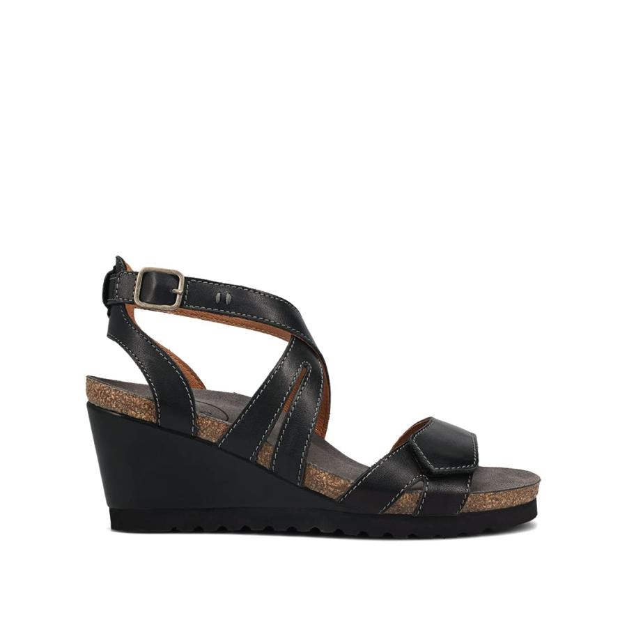 【並行輸入品】Taos レディース Xcellentサンダル, ブラック, 10 10.5 Taos Women's Xcellent Blacの画像