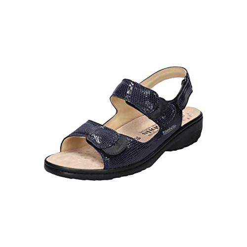【並行輸入品】Mephisto レディース Getha サンダル, ネイビー, 11 Wide Mephisto Women's Getha Sの画像