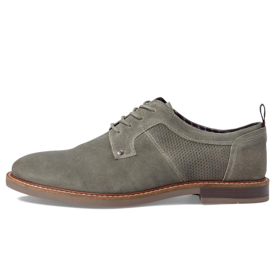 【並行輸入品】ベンシャーマン バーク オックスフォード, グレースエード, 24.5 Ben Sherman Birk Oxford Grey