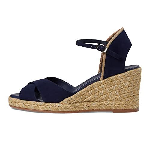 【並行輸入品】Stuart Weitzman レディース Mirela II ウェッジ エスパドリーユ, 素敵なブルー/ナチュラル。, 6 Stの画像