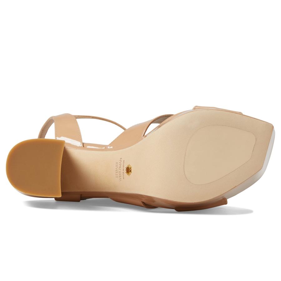 【並行輸入品】Stuart Weitzman マイアミ スクエアハイ 140 プラットフォームサンダル Adobe 6 B, アドビ(Adobeの画像