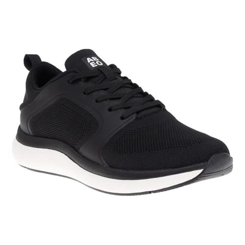 【並行輸入品】ABEO Women's Walking Shoe, MXV Cruise, Orthopedic, Black 9 Mediu