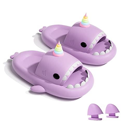 【並行輸入品】Hello Slippers, Anglerfish Shark スライドサンダル スーパーソフト 環境に優しいEVA素材 快適な_1