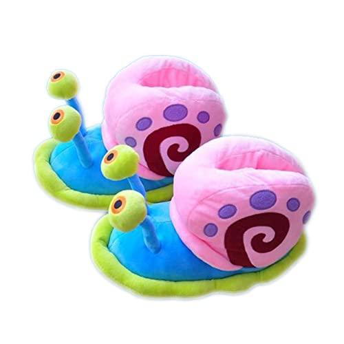 【並行輸入品】LIZIFIMO Girl's Winter Cute Gary Snail Slippers Women Lovely Carの画像