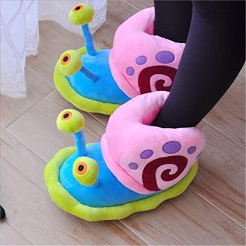 【並行輸入品】LIZIFIMO Girl's Winter Cute Gary Snail Slippers Women Lovely Carの画像
