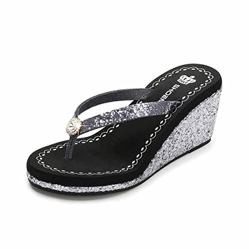 【並行輸入品】MSYINGL Women Platform Flip Flops,Summer Shoe Flops Beach Slippeの画像