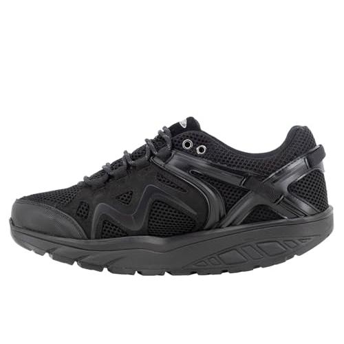 【並行輸入品】MBT Womens Himaya 18 Sym Leather Textile Black Trainers 9 USの画像