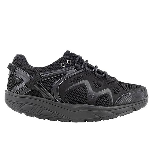 【並行輸入品】MBT Womens Himaya 18 Sym Leather Textile Black Trainers 9 USの画像