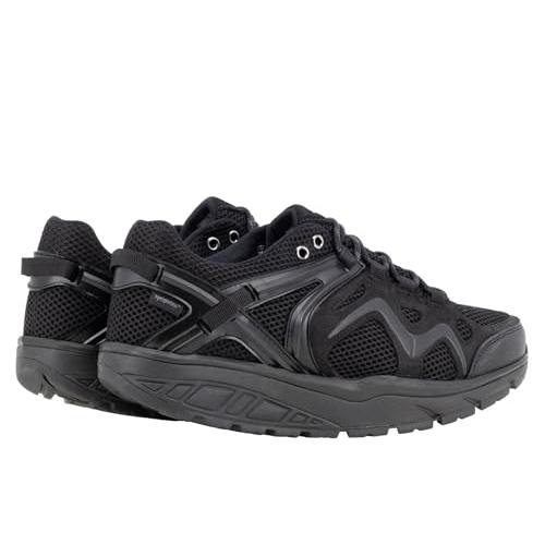 【並行輸入品】MBT Womens Himaya 18 Sym Leather Textile Black Trainers 9 USの画像
