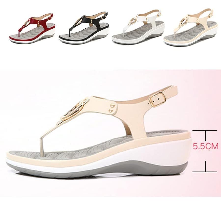 【並行輸入品】2023 Summer Soft Footbed Orthopedic Sandals,Women's Arch Supportの画像